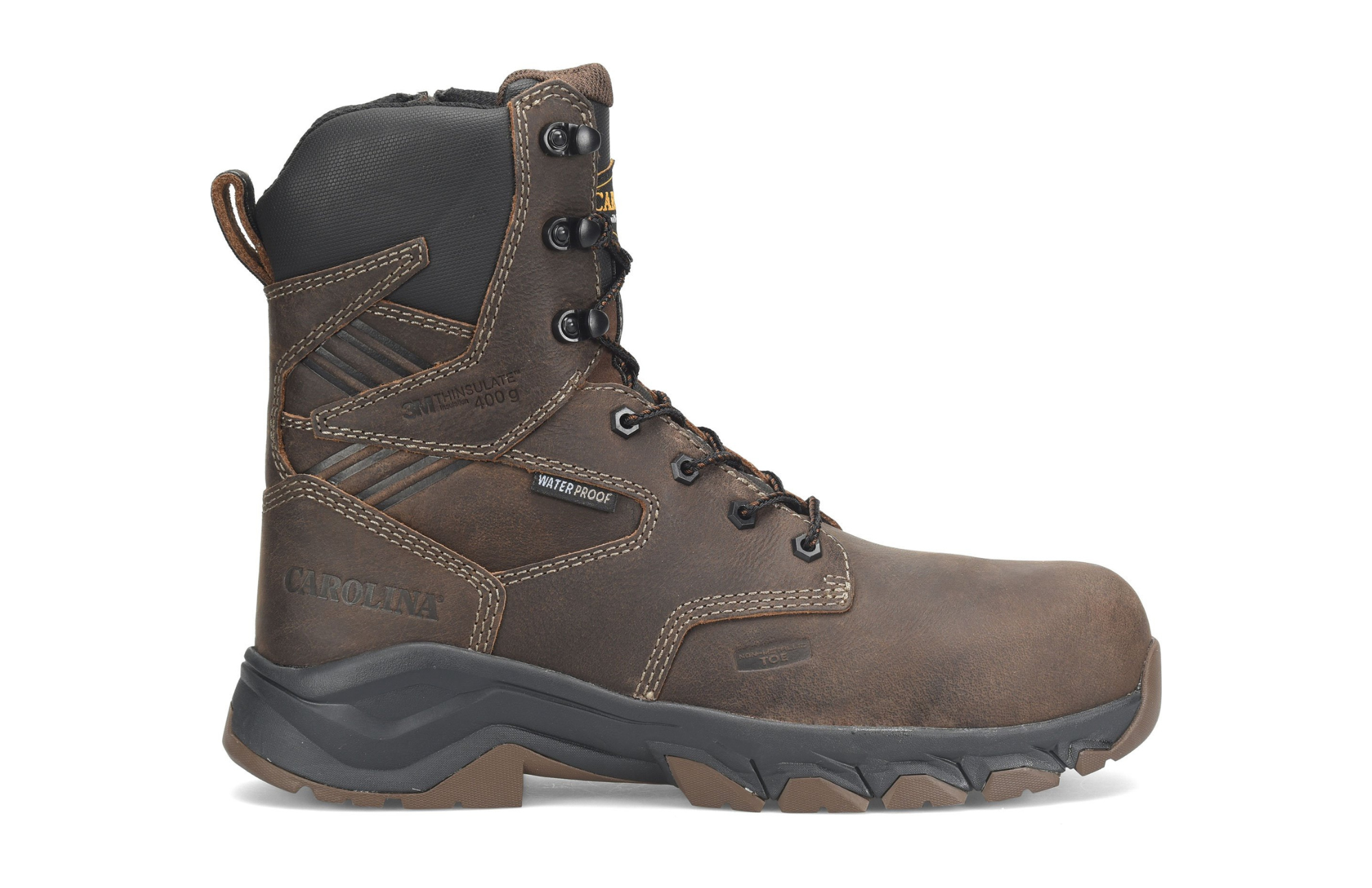 Carolina Subframe Men's 8" Insulated Side-Zipper Comp Toe Work Boot